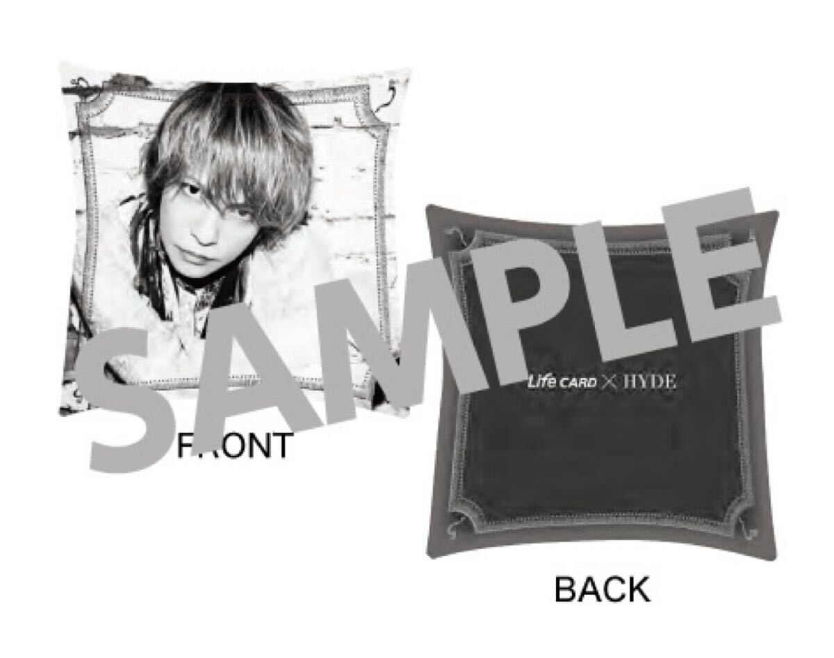 稀少限定品 HYDE 撮り下ろしビジュアル クッション 45×45cm 稀少限定品 HYDE 撮り下ろしビジュアル クッション 45×45cm
