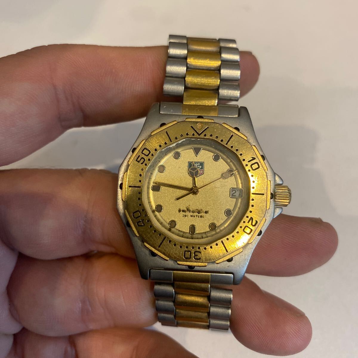 TAG HEUER タグホイヤー　クォーツ　935.413 動(dòng)作未確認(rèn)　ジャンク品