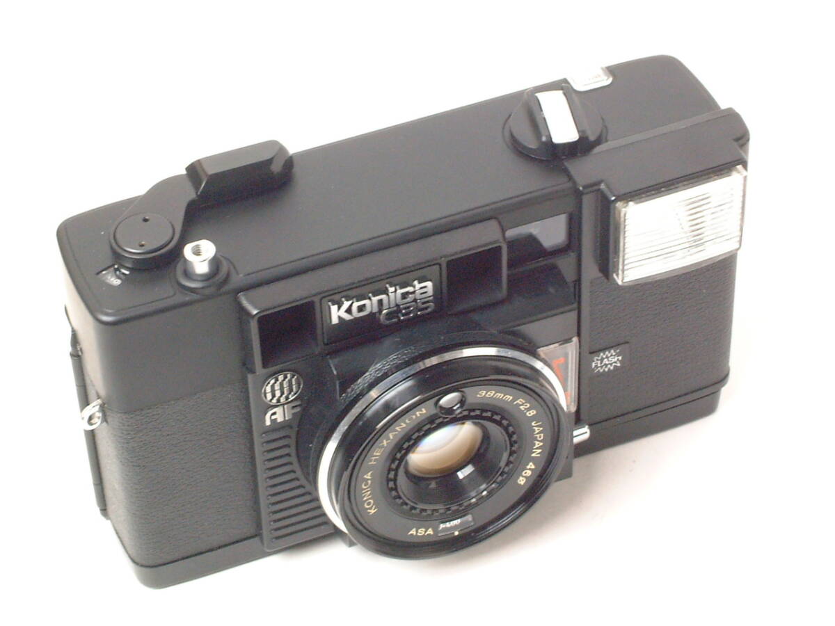Konica C35 AF 38mm F2.8 外観程度良品 (美品中古/通電/動作確認 Konica C35 AF 38mm F2.8 外観程度良品 (美品中古/通電/動作確認