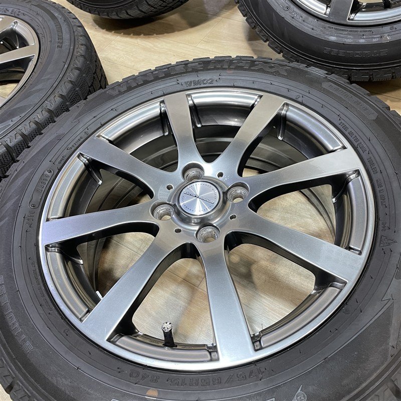  Mini и т.п. евро дизайн 5.5-15+45 4H100 Dunlop WM02 175/65R15 15 дюймовый зимний 4 шт. комплект 009