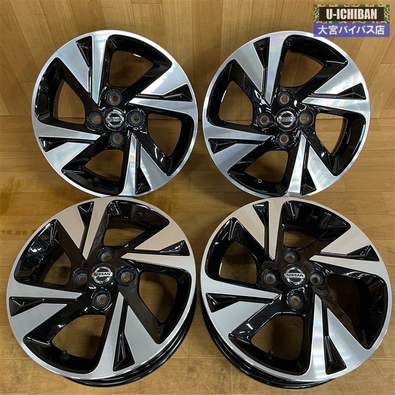 デイズ ルークス ハイウェイスター 純正 15インチ 4.5J +46 4H 100 ホイールのみ 4本 デイズ ルークス オッティ など 日産 ニッサン 004