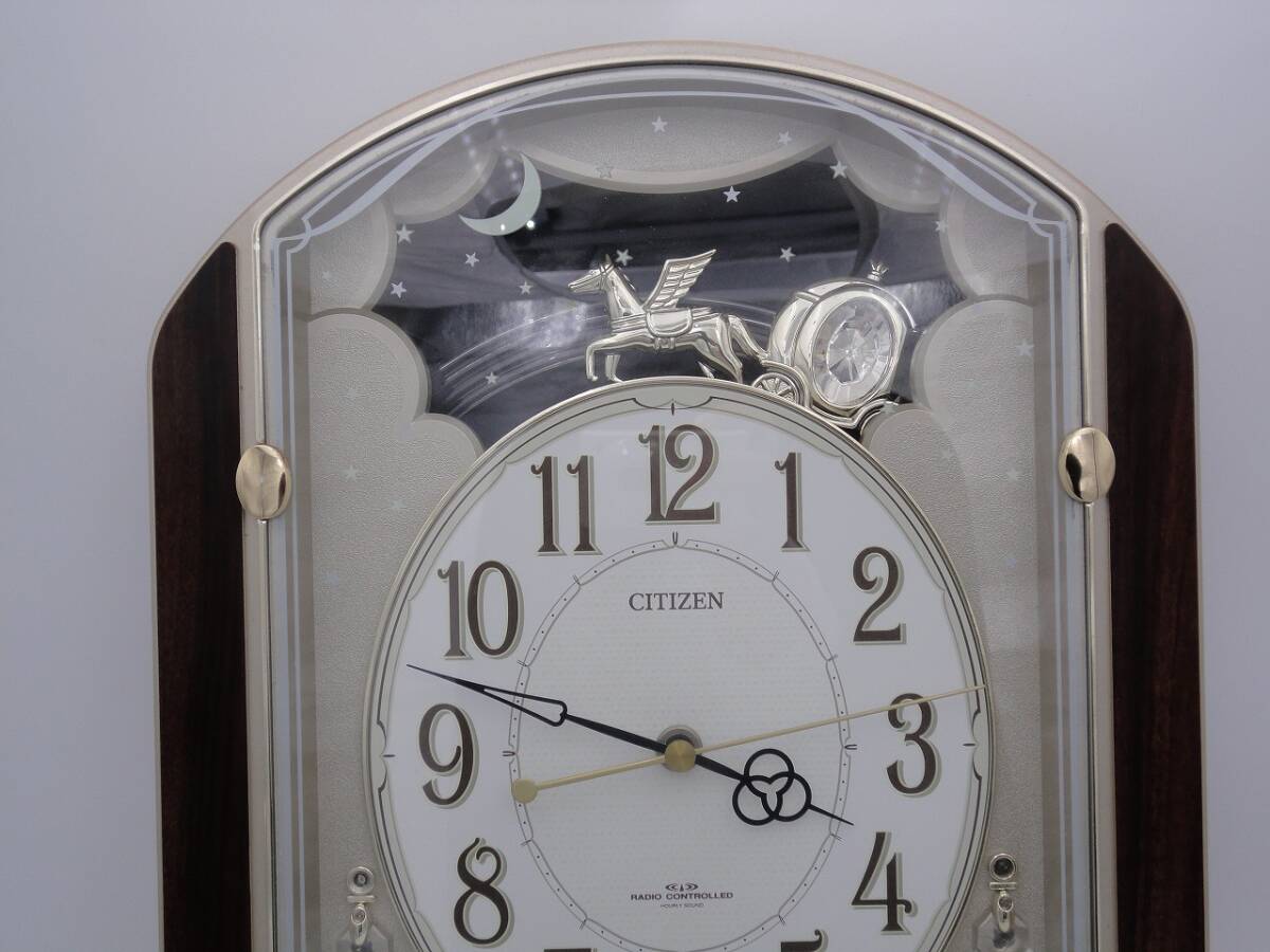 動作品】CITIZEN 電波時計 12曲 4MN463-0 スモールワールド 動作品】CITIZEN 電波時計 12曲 4MN463-0 スモールワールド