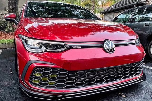 VW ゴルフ8 GTI専用 フォグライト ティント?イエロー GOLF8