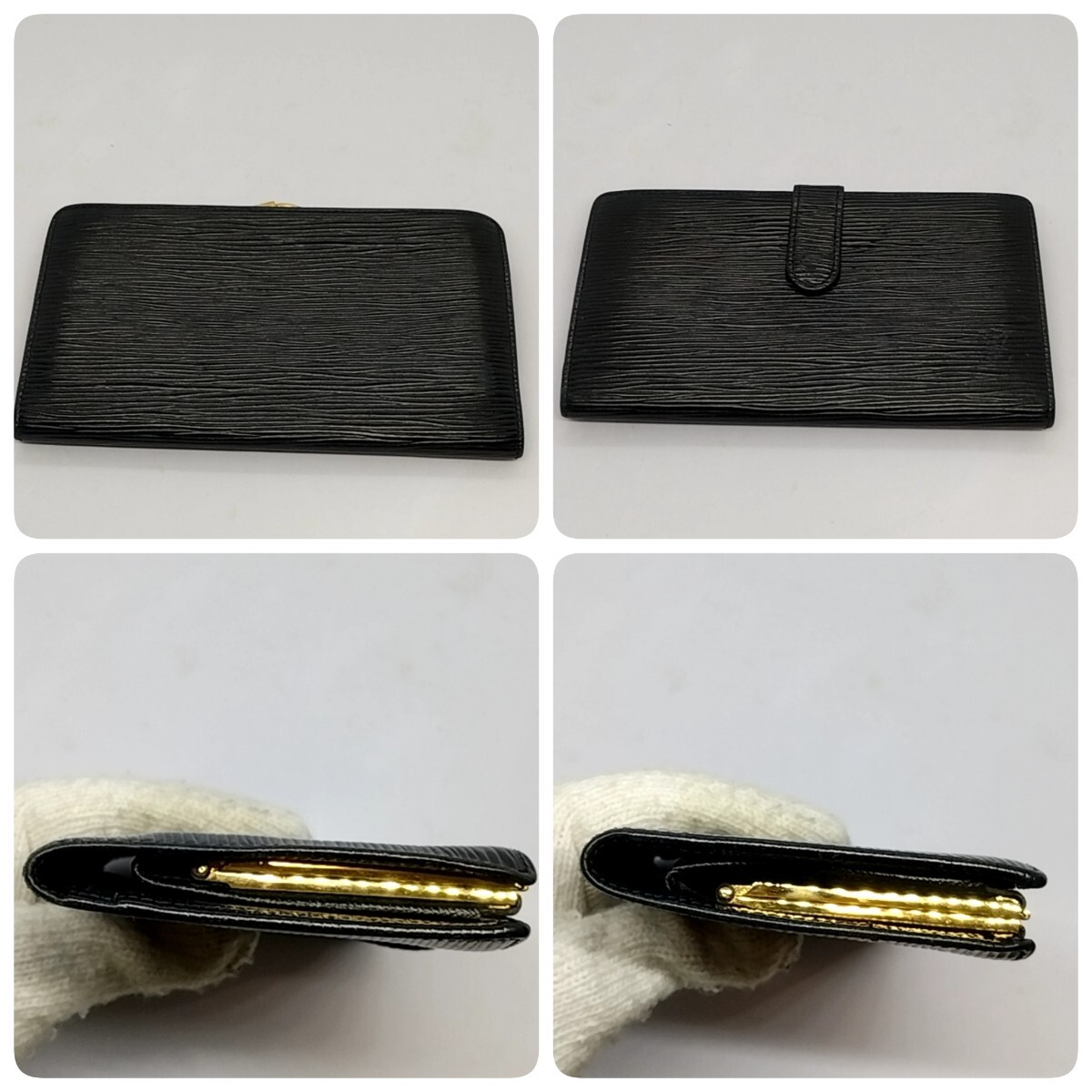 良品】ルイヴィトン エピ コンチネンタル ヴィエノワ がま口 二 良品】ルイヴィトン エピ コンチネンタル ヴィエノワ がま口 二