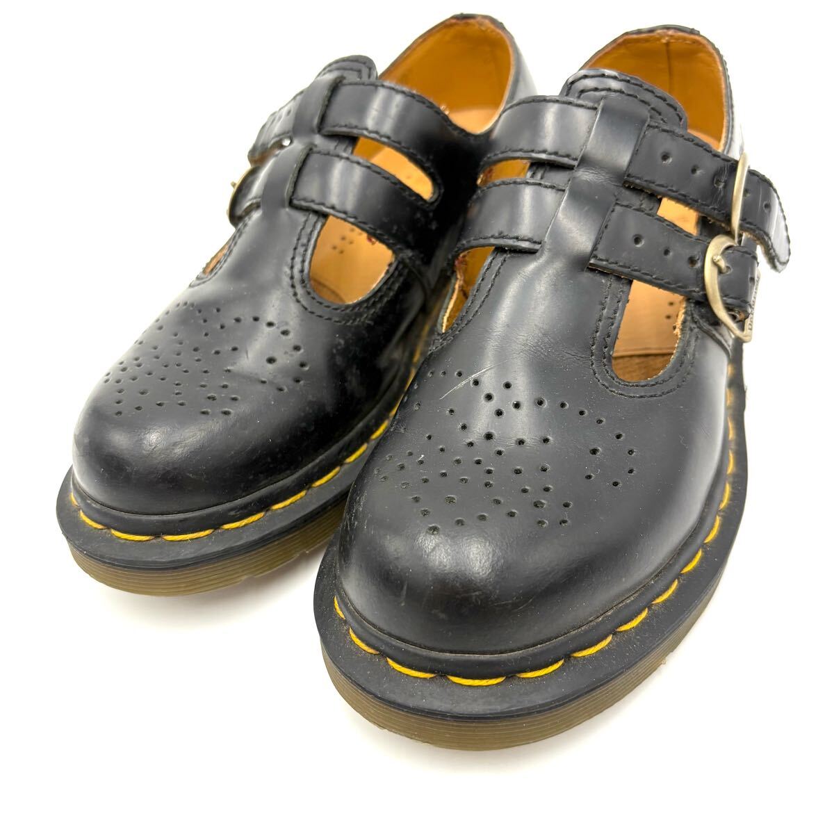 C □ 極上レザー使用 '人気 イエローステッチ' Dr.Martens C □ 極上レザー使用 '人気 イエローステッチ' Dr.Martens