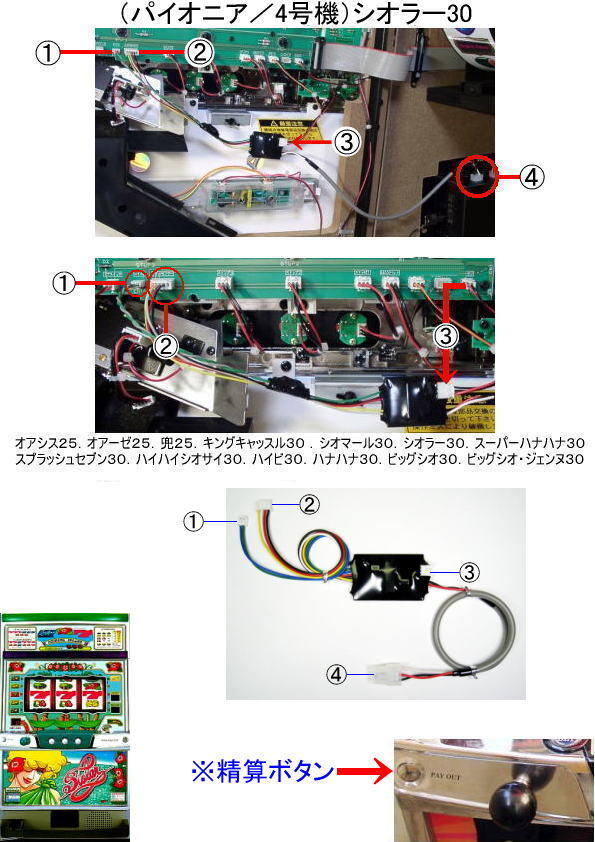 コイン不要機(パイオニア/4号機)シオラー30 コイン不要機(パイオニア/4号機)シオラー30