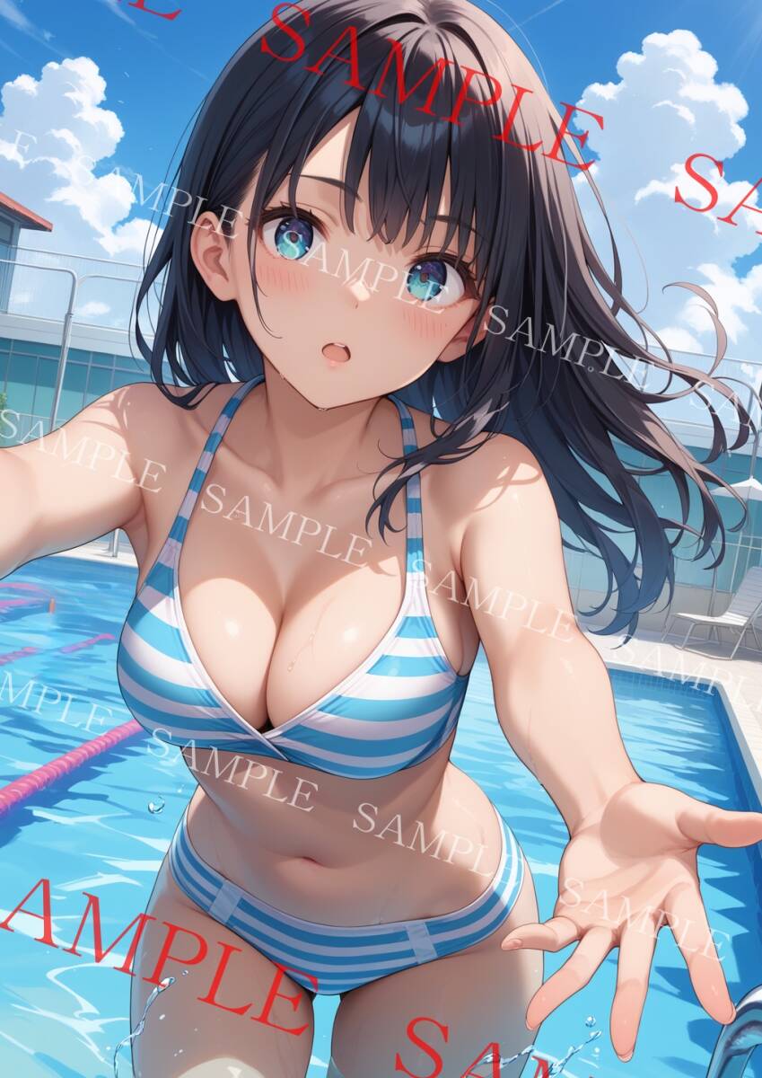 ビキニ姿の女性ポスター Amazon.co.jp: 櫻井音乃写真水着ポスタービキニ画像セクシー