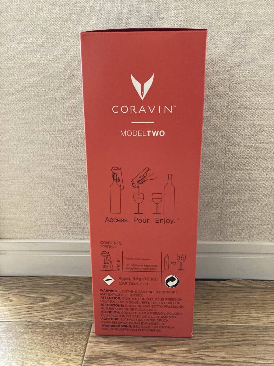 1度のみ使用 】 CORAVIN MODEL TWO コラヴァン モデル2 ワイン 1度のみ使用 】 CORAVIN MODEL TWO コラヴァン モデル2 ワイン