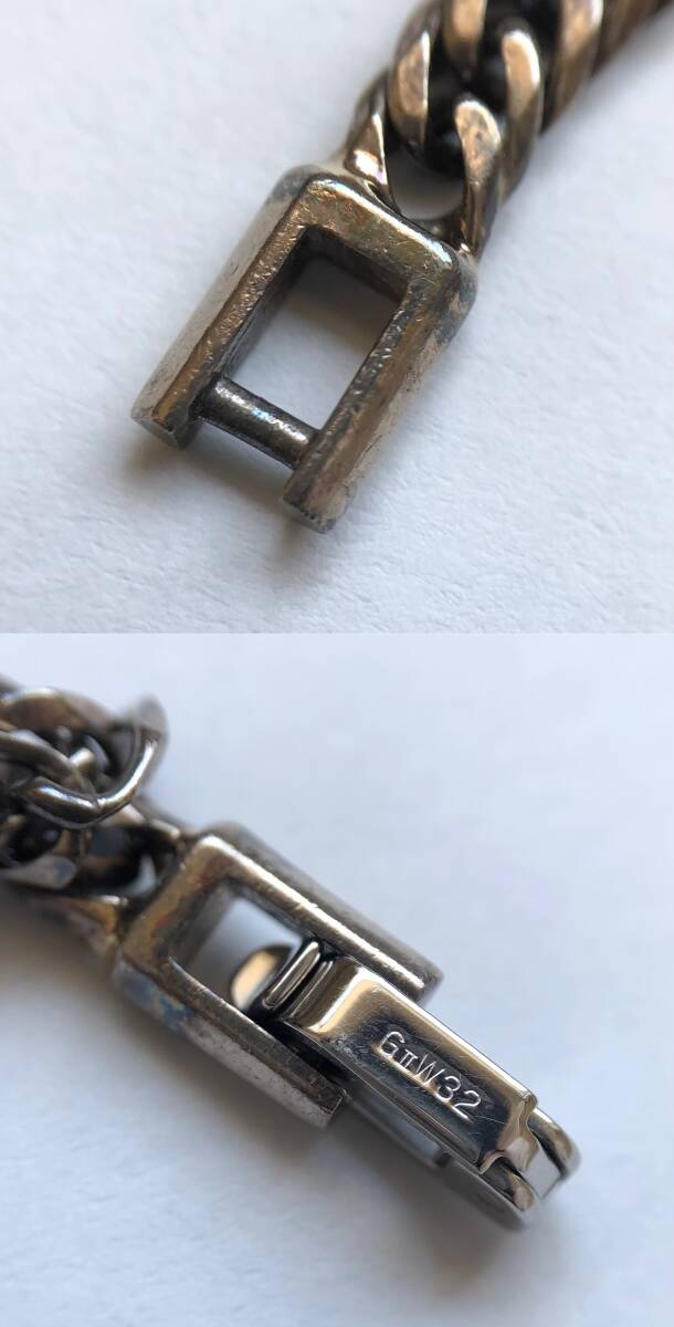 ファッションなデザイン ゲルマニウム 喜平 ネックレス ダイヤ0.12 ct GⅡW32(磁気 アクセサリー