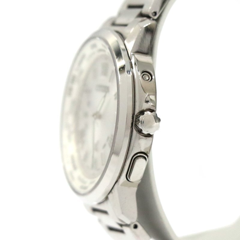 ◆ 送料無(wú)料 ◆ シチズン / CITIZEN ◆ H149-T018335 / Xc / クロスシー / エコドライブ ◆ 電波ソーラー デイト ステンレス 稼動(dòng)品