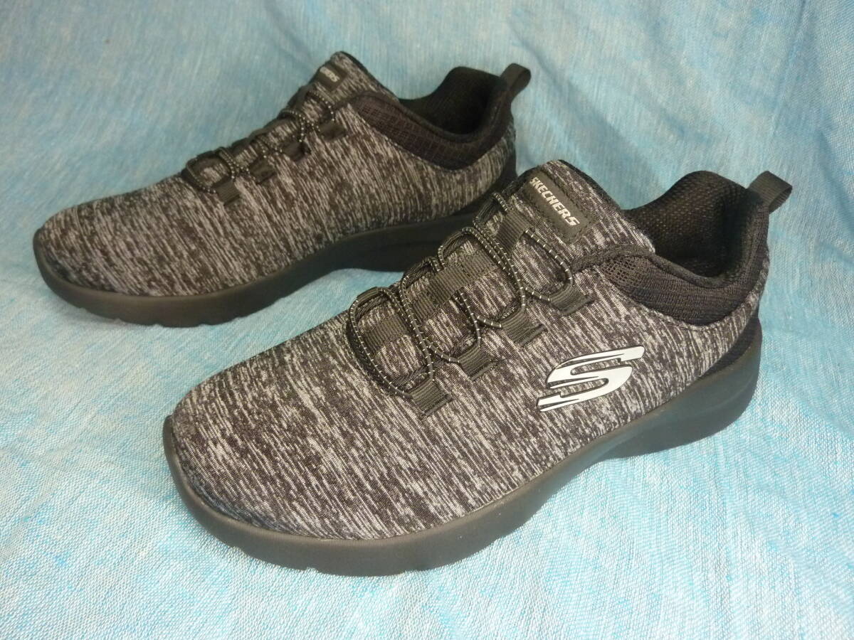 SKECHERS ダイナマイト2.0 IN A FLASH 12965W (ブラック×チャコール)