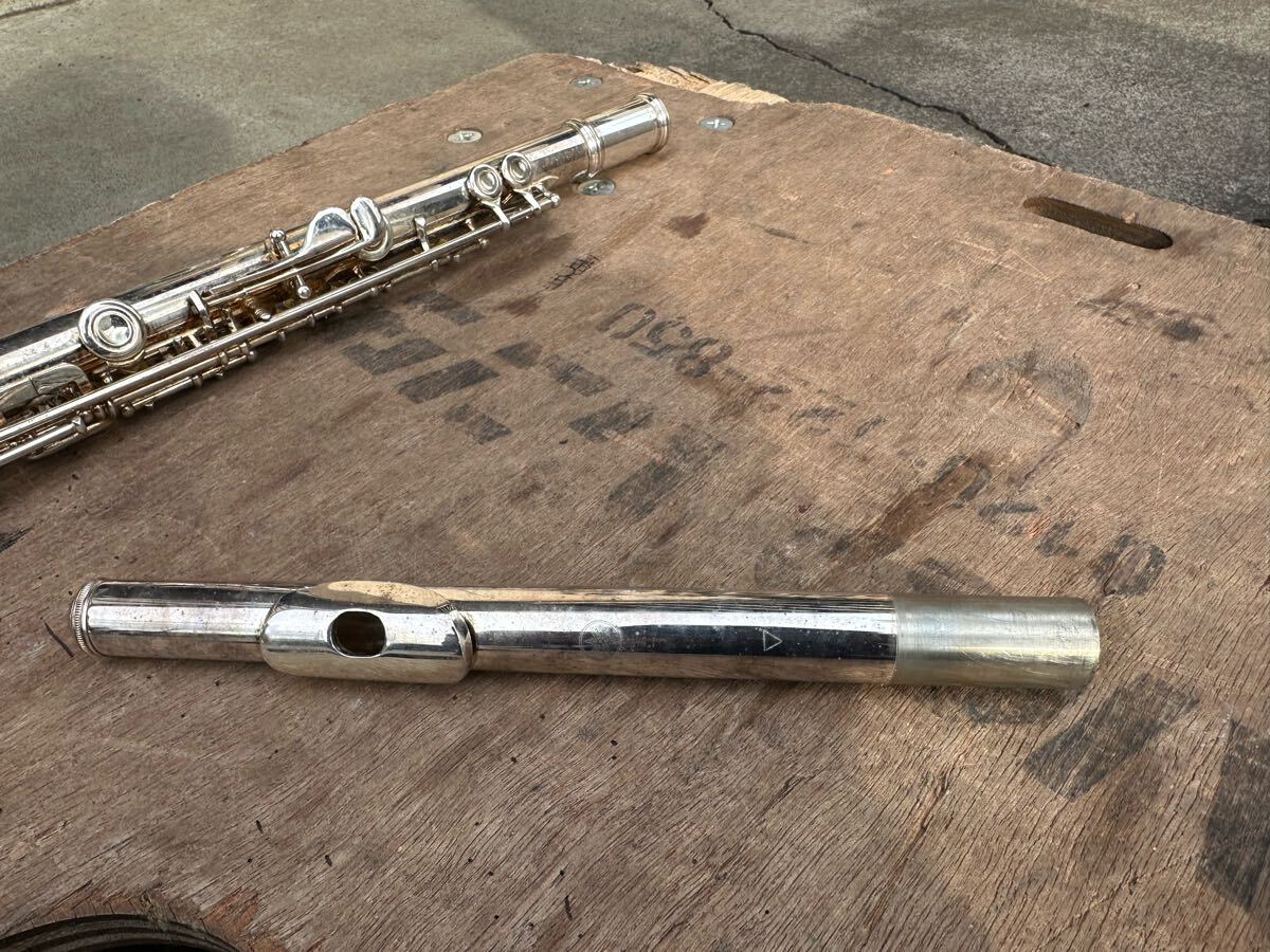 YAMAHA ヤマハ フルート YFL212 ag925 ケース付き 動作未確認 YAMAHA ヤマハ フルート YFL212 ag925 ケース付き 動作未確認
