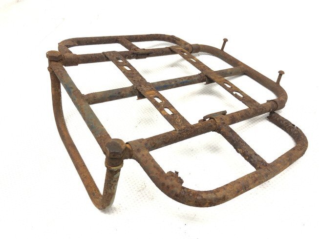 A617【C2】★(2) リアキャリア 観音開き K125 始動動畫有 ★ スズキ 初期 舊車 ビンテージ