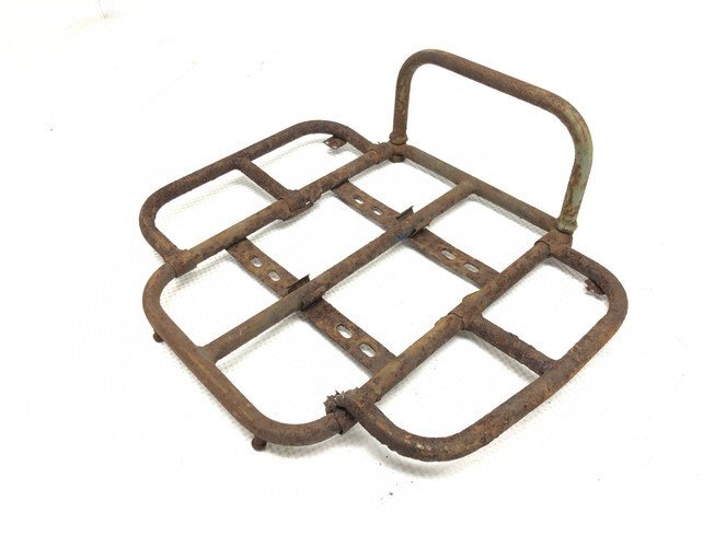 A617【C2】★(2) リアキャリア 観音開き K125 始動動畫有 ★ スズキ 初期 舊車 ビンテージ