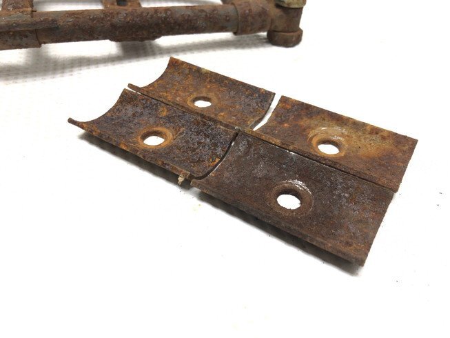 A617【C2】★(2) リアキャリア 観音開き K125 始動動畫有 ★ スズキ 初期 舊車 ビンテージ