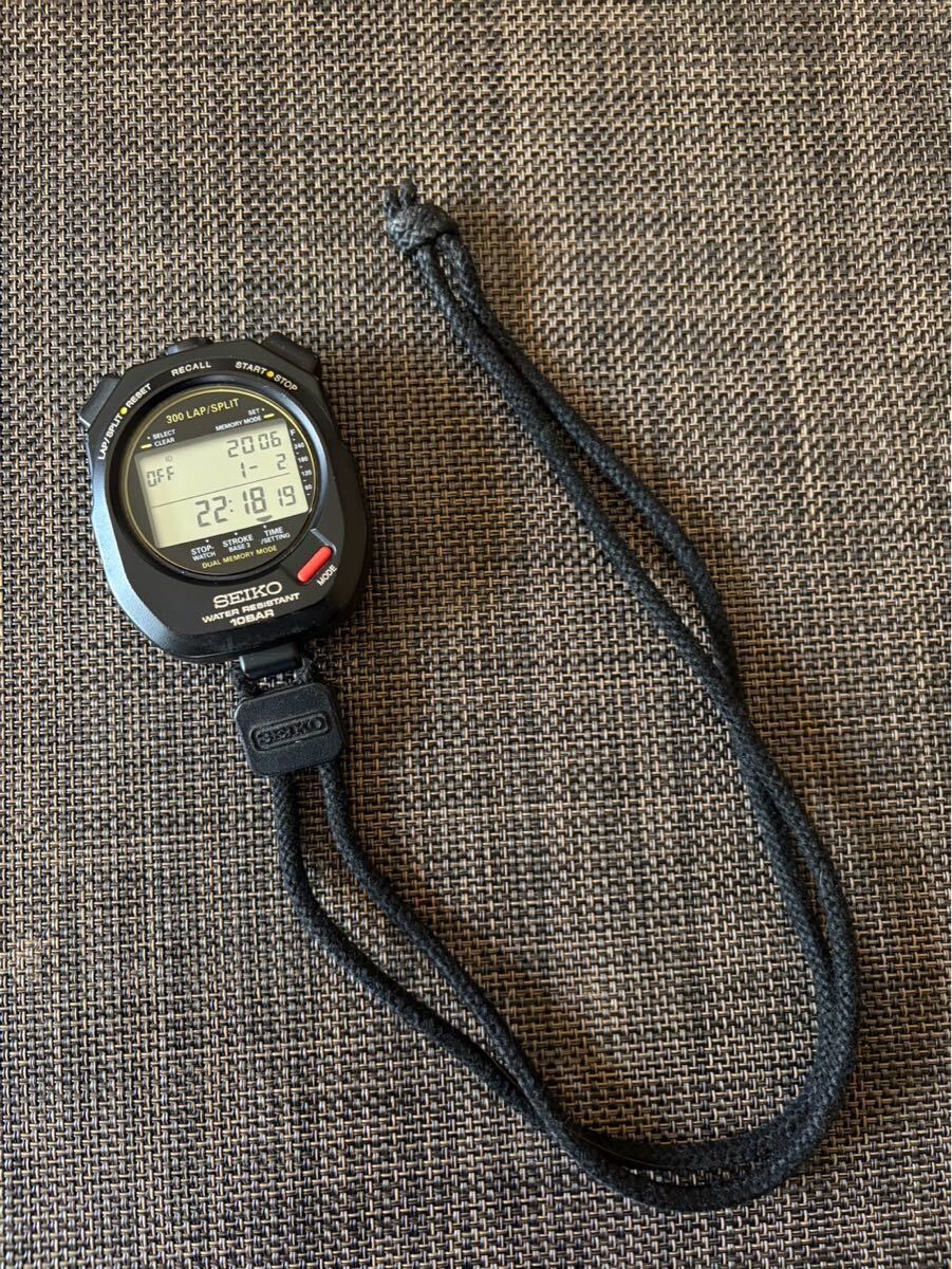SEIKO ストップウォッチ WATER RESISTANT10bar 防水 セイコー SEIKO ストップウォッチ WATER RESISTANT10bar 防水 セイコー