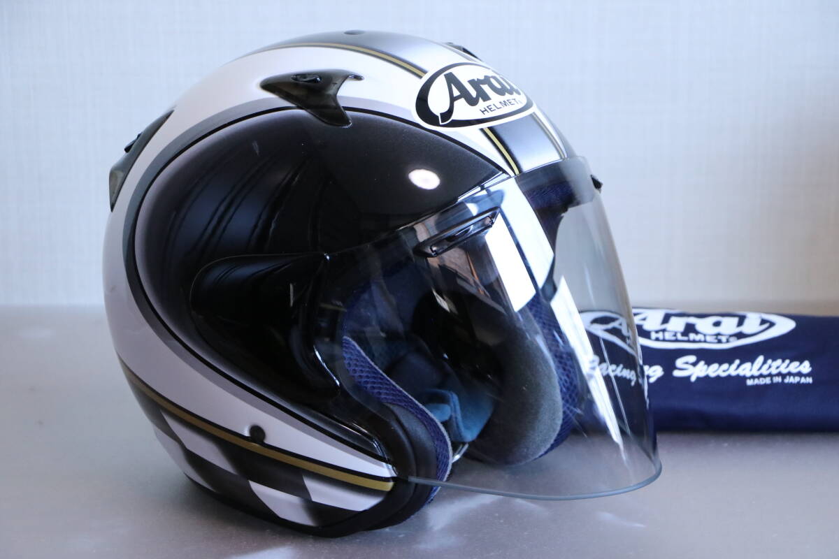 美品 ARAI SZ-F RETRO BLACK SIZE 61-62 XL 中古 ( アライ 美品 ARAI SZ-F RETRO BLACK SIZE 61-62 XL 中古 ( アライ