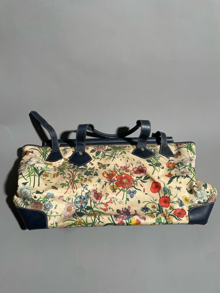 ヴィンテージ オールドグッチ フローラ トートバッグ GUCCI old ヴィンテージ オールドグッチ フローラ トートバッグ GUCCI old