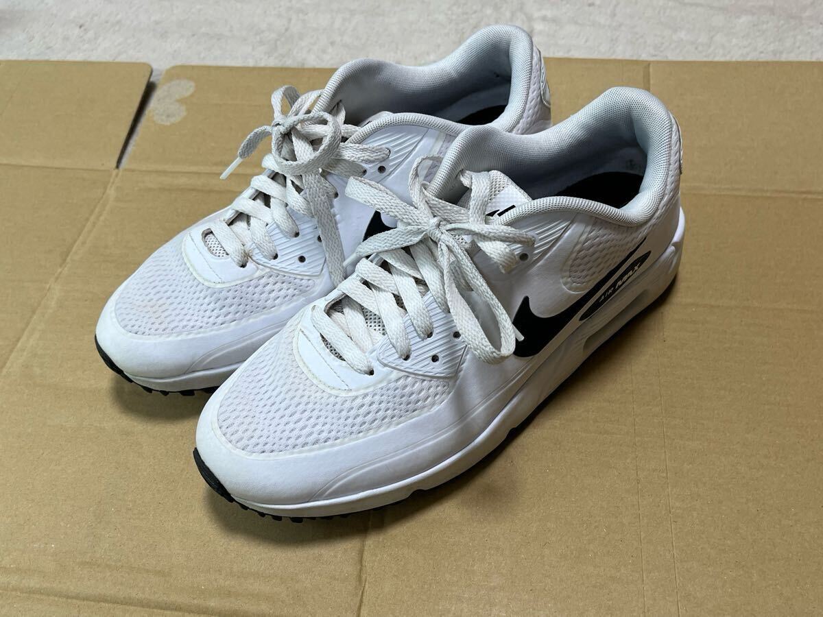 ☆中古 NIKE AIR MAX 90 Golf CU9978-101 26cm エアマックス ☆中古 NIKE AIR MAX 90 Golf CU9978-101 26cm エアマックス