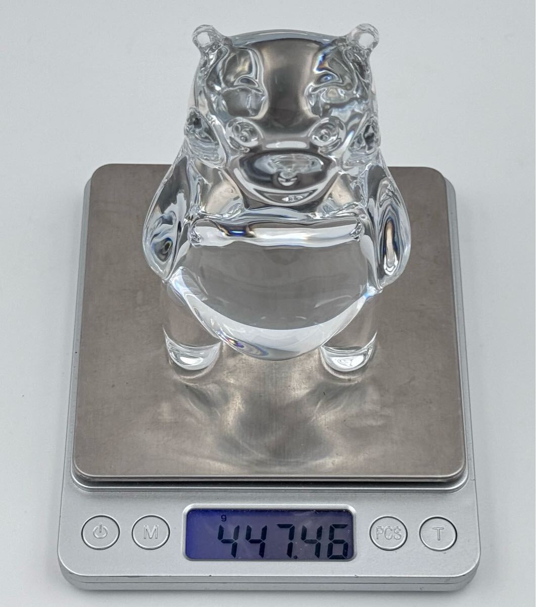 AZ-607 くまモン Baccarat バカラ クリスタル 箱 栞 置物 美品 AZ-607 くまモン Baccarat バカラ クリスタル 箱 栞 置物 美品