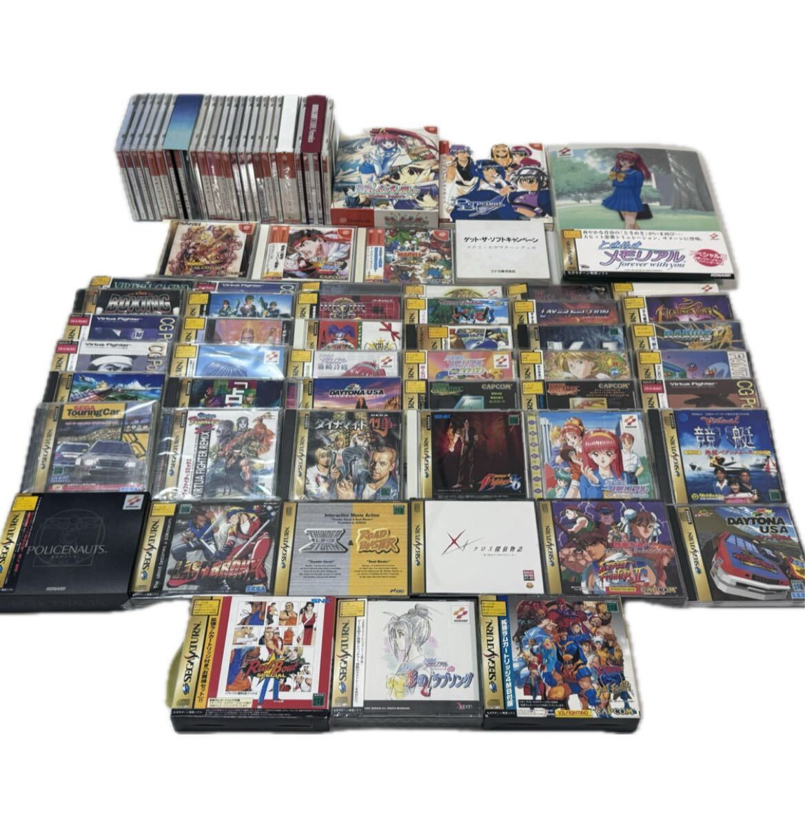 AZ-564 SEGA SS サターン DC ドリームキャスト ソフト 大量 73本 AZ-564 SEGA SS サターン DC ドリームキャスト ソフト 大量 73本