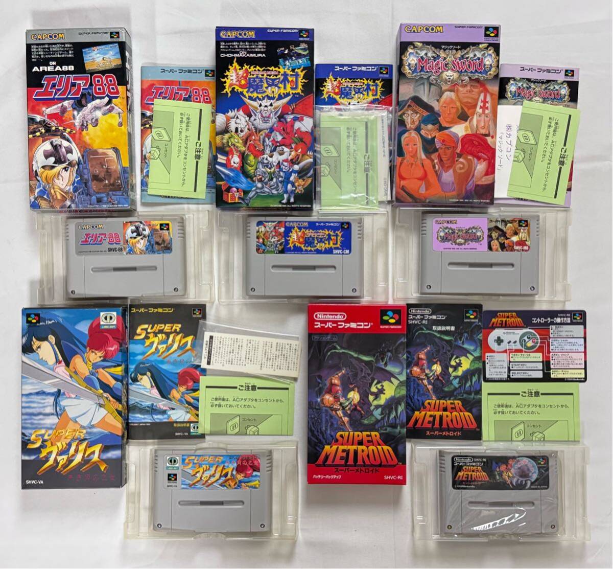 AZ-527 当時物 SFC スーパーファミコン ソフト 箱説付 5点 AZ-527 当時物 SFC スーパーファミコン ソフト 箱説付 5点