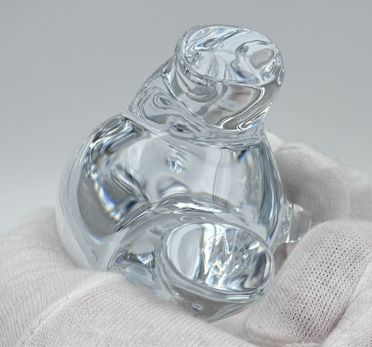 AZ-607 くまモン Baccarat バカラ クリスタル 箱 栞 置物 美品 AZ-607 くまモン Baccarat バカラ クリスタル 箱 栞 置物 美品