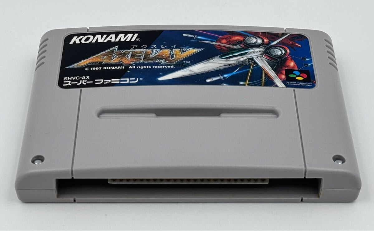 AZ-526 SFC 当時物 ソフト 箱説付 2点 AXELAY アクスレイ SUPER AZ-526 SFC 当時物 ソフト 箱説付 2点 AXELAY アクスレイ SUPER