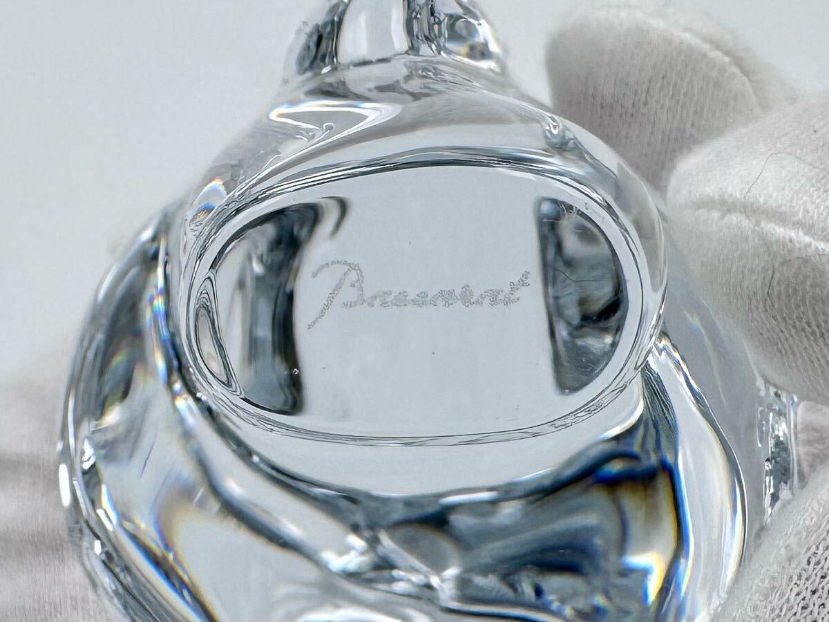 AZ-607 くまモン Baccarat バカラ クリスタル 箱 栞 置物 美品 AZ-607 くまモン Baccarat バカラ クリスタル 箱 栞 置物 美品