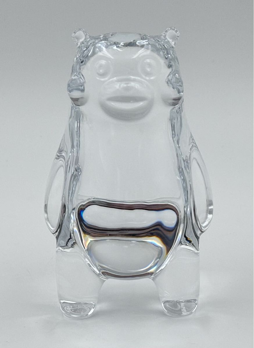 AZ-607 くまモン Baccarat バカラ クリスタル 箱 栞 置物 美品 AZ-607 くまモン Baccarat バカラ クリスタル 箱 栞 置物 美品