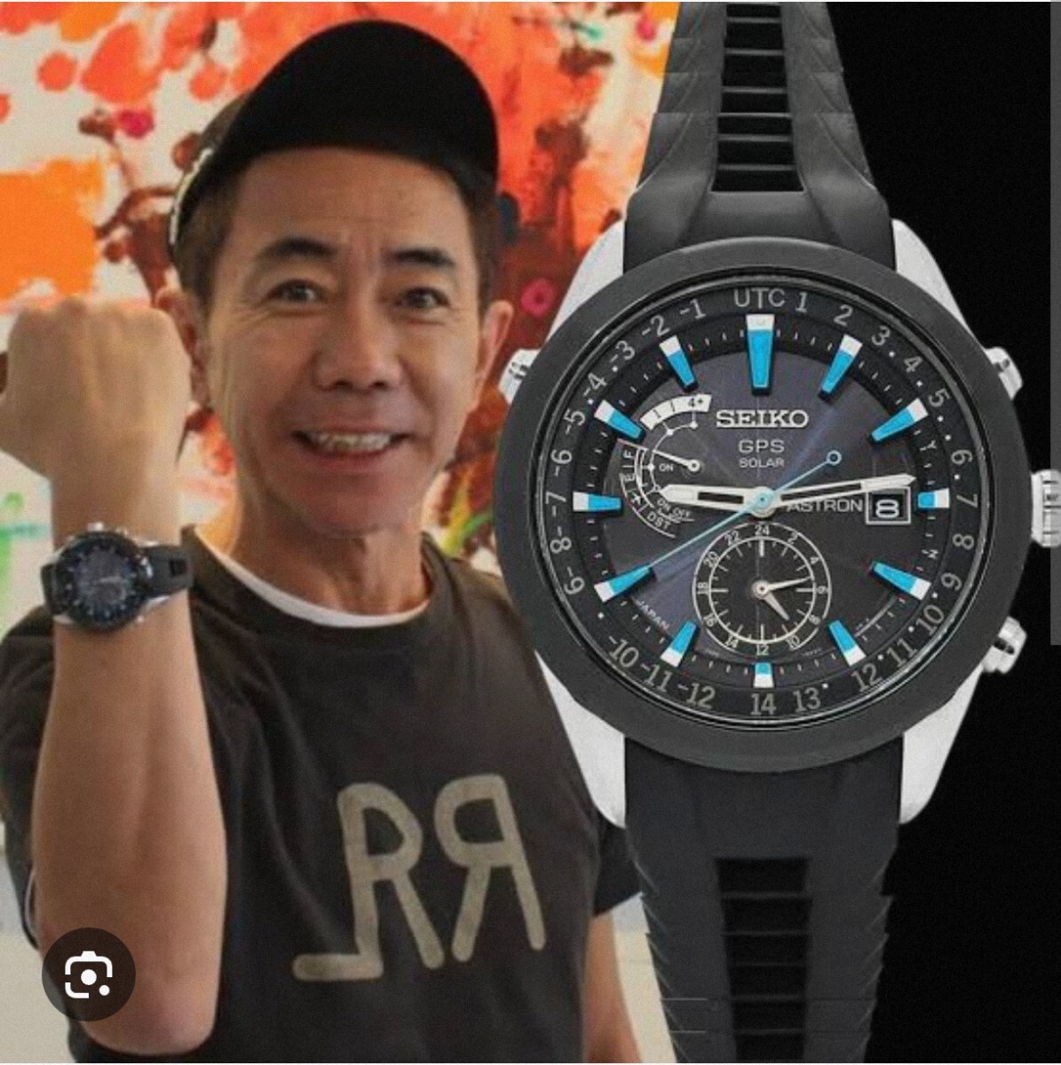☆美品☆初代アストロンSBXA009 ラバーベルト 木梨憲武 着用 ☆美品☆初代アストロンSBXA009 ラバーベルト 木梨憲武 着用