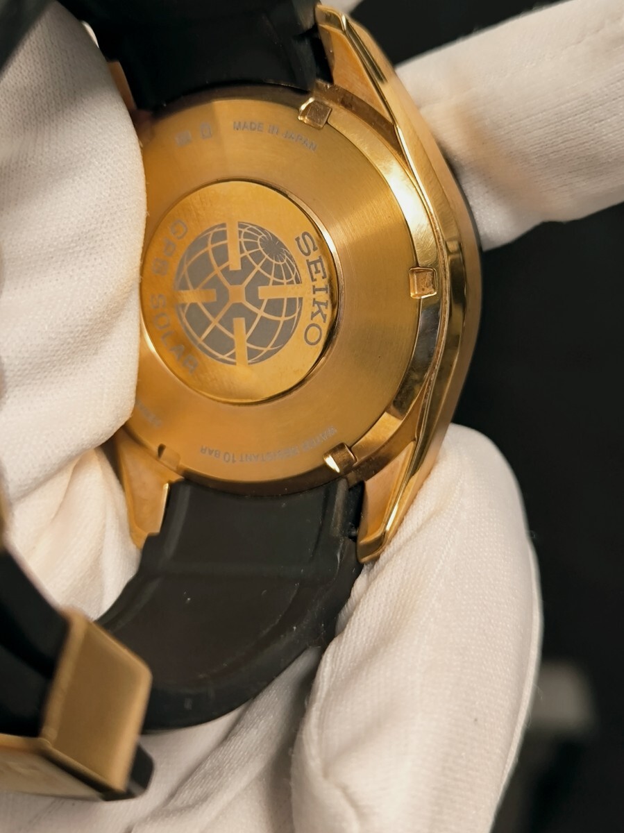 ☆美品☆アストロンSBXB055 黒×金 ラバーベルト SEIKO ASTRON ☆美品☆アストロンSBXB055 黒×金 ラバーベルト SEIKO ASTRON