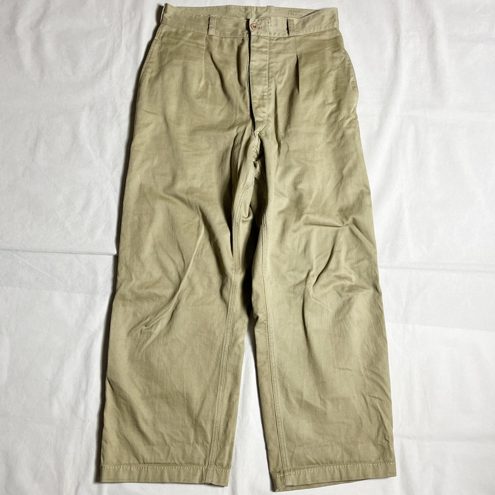 人気! 50's 60's フランス軍 M52 M-52 チノ CHINO パンツ PANT FRENCH ARMY フレンチアーミー フランス制 VINTAGE ヴィンテージ レア 著用