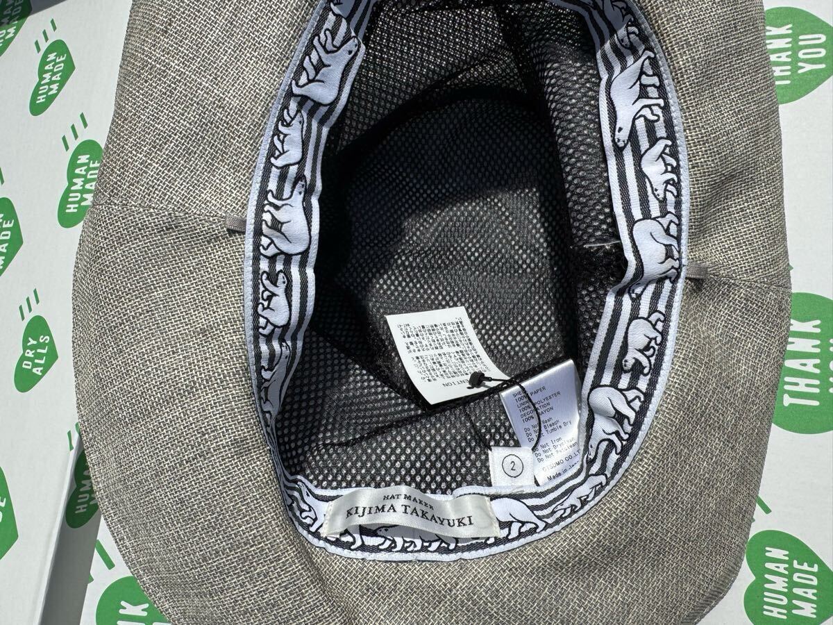 HUMAN MADE PAPER HAT Kijima Takayuki GRAY グレー M HUMAN MADE PAPER HAT Kijima Takayuki GRAY グレー M