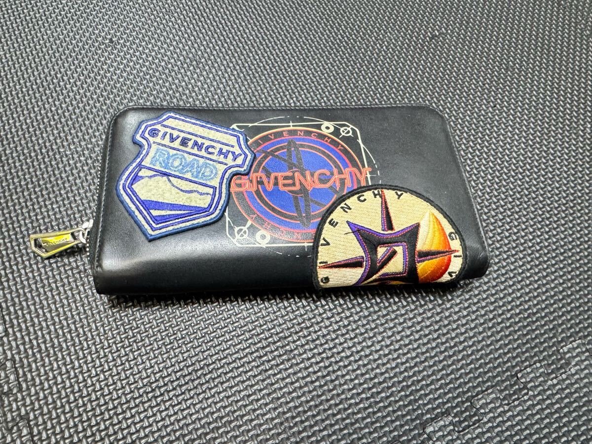 GIVENCHY ジバンシィ レザー長財布 ラウンドファスナー GIVENCHY ジバンシィ レザー長財布 ラウンドファスナー