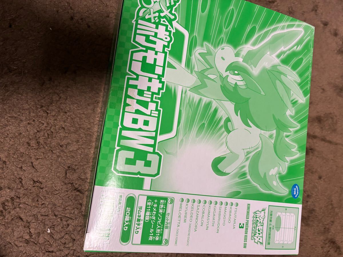指人形 ポケモンキッズ キメわざポケモンキッズBW3 外箱付き 20 指人形 ポケモンキッズ キメわざポケモンキッズBW3 外箱付き 20