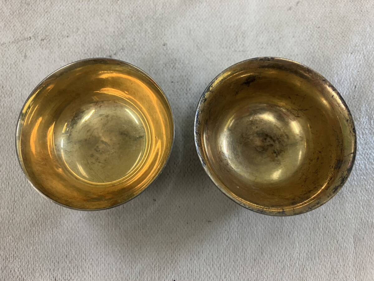 114)銀杯 純銀 銀製 4点 まとめ売り 総重量:約70g(酒器)|売買 114)銀杯 純銀 銀製 4点 まとめ売り 総重量:約70g(酒器)|売買