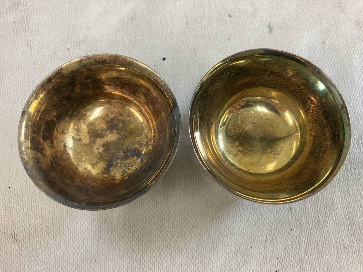 114)銀杯 純銀 銀製 4点 まとめ売り 総重量:約70g(酒器)|売買 114)銀杯 純銀 銀製 4点 まとめ売り 総重量:約70g(酒器)|売買