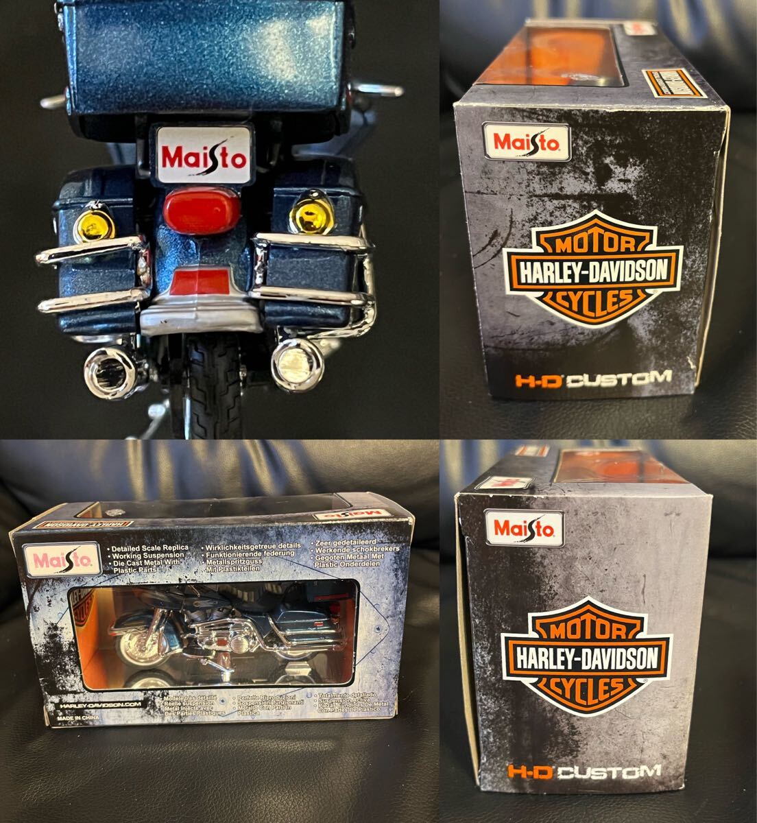 1/18 ハーレーダビッドソン 1980 FLT Tour Glide ツアーグライド Harley-Davidson ダイキャストミニカー アメリカン マイスト maisto_画像9