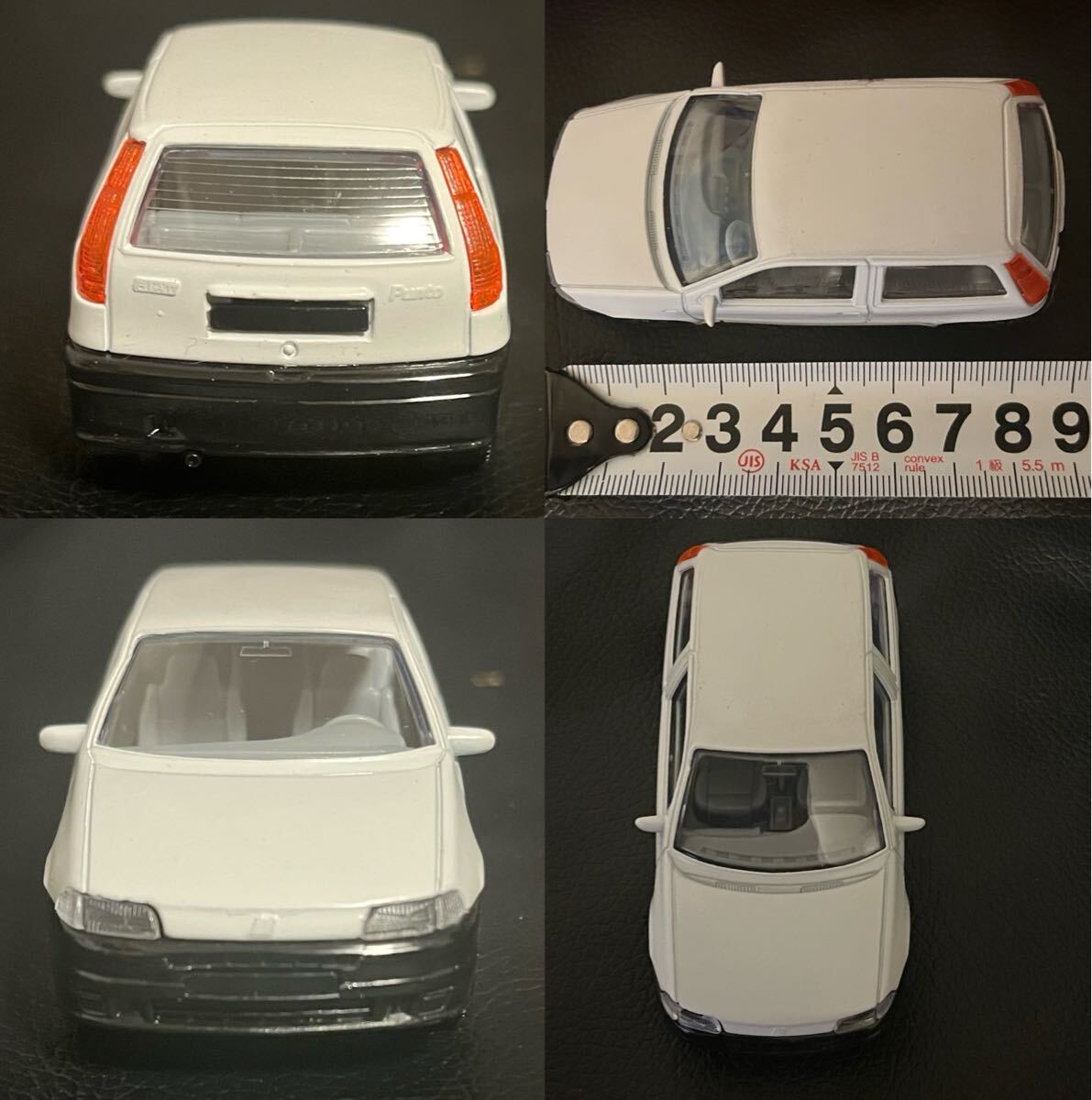 絶版 当時物 1/43 FIAT PUNTO フィアット プント BURAGO ブラーゴ ダイキャストミニカー Bburago_画像8