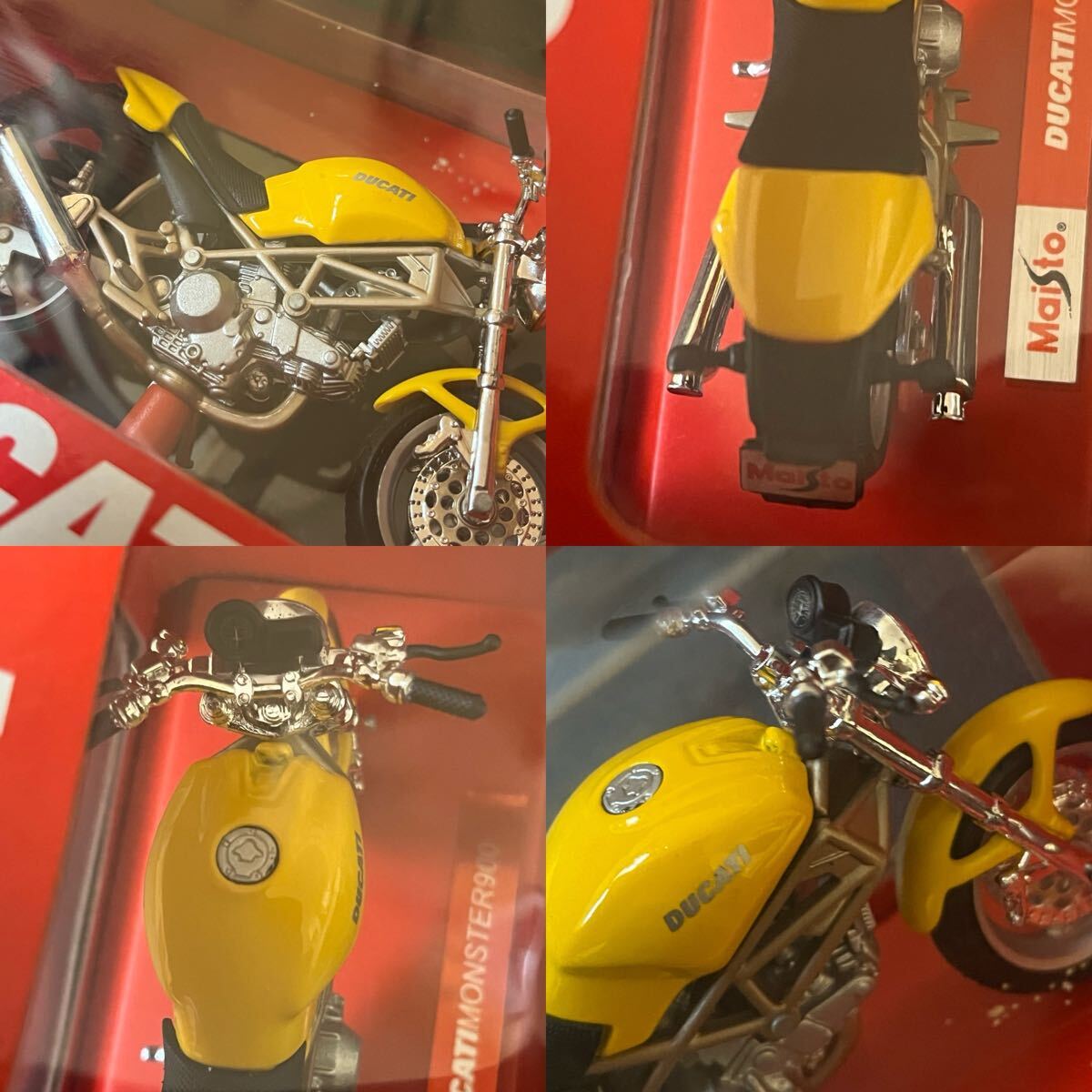 1/18スケール DUCATI MONSTER900 ドゥカティ モンスター900 ダイキャストバイク オートバイ ミニカー 完成品 Maisto マイスト