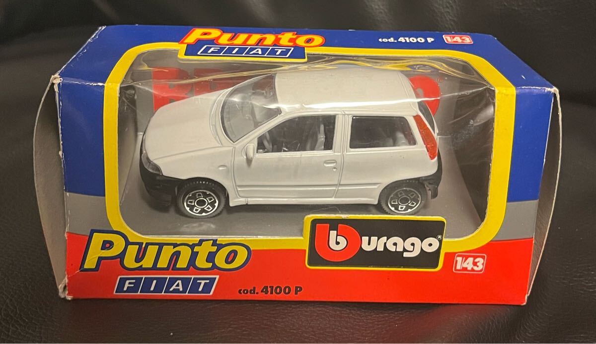 絶版 当時物 1/43 FIAT PUNTO フィアット プント BURAGO ブラーゴ ダイキャストミニカー Bburago_画像1