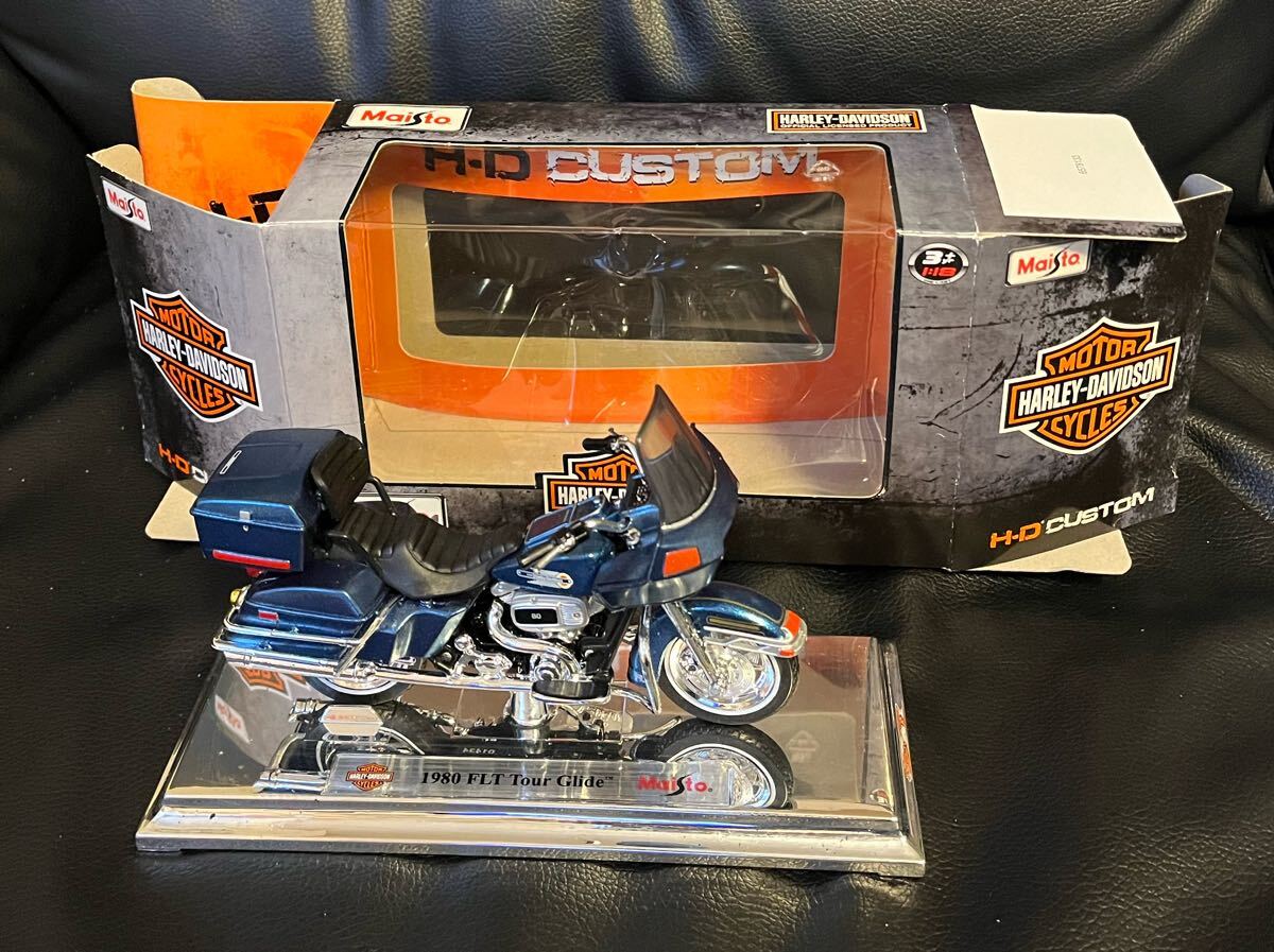 1/18 ハーレーダビッドソン 1980 FLT Tour Glide ツアーグライド Harley-Davidson ダイキャストミニカー アメリカン マイスト maisto_画像2