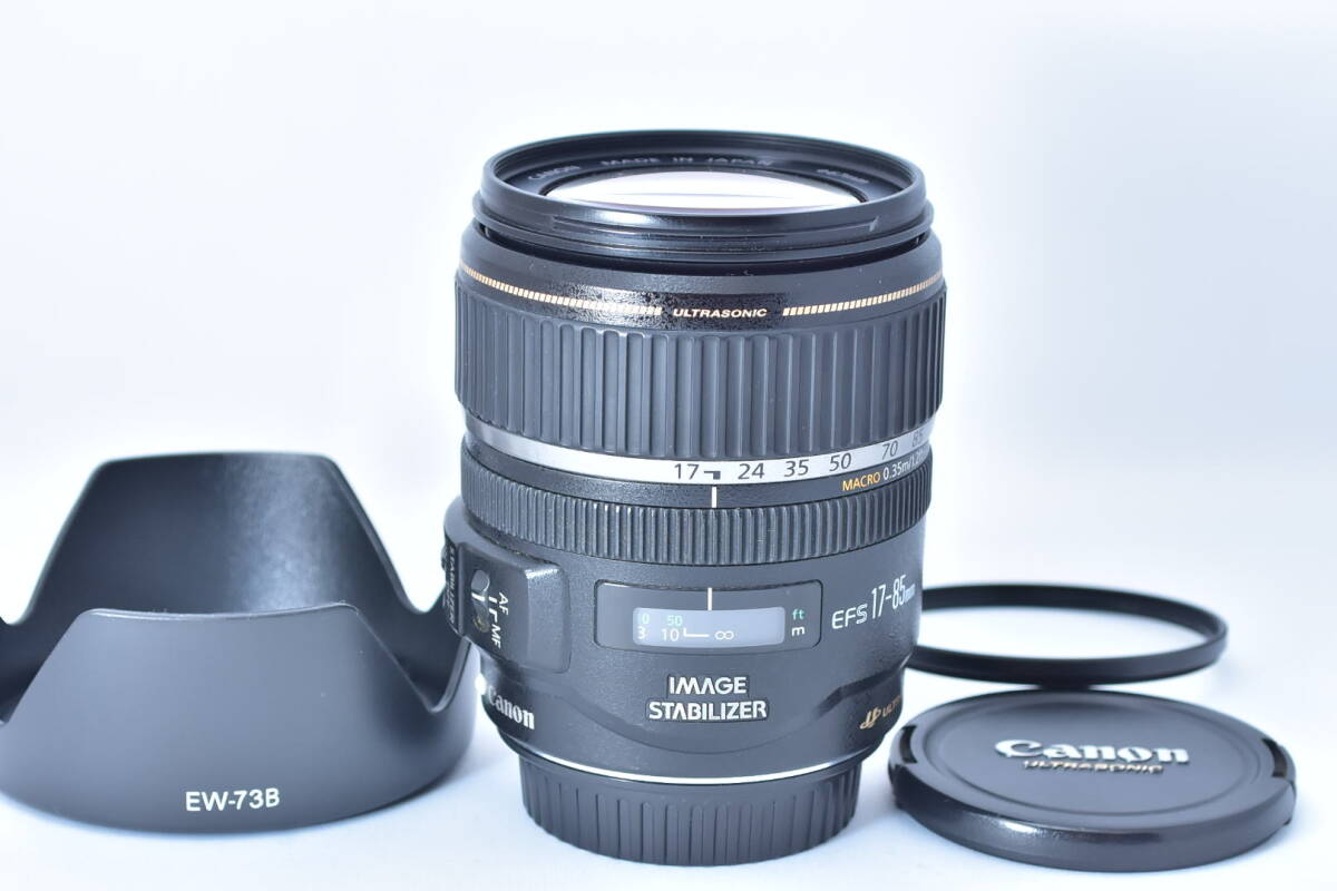 * почти новый товар *Canon Canon EF-S 17-85mm F4-5.6 IS USM* принадлежности большое количество! линзы капот * фильтр есть *.. проходить оптика серия * специализированный магазин рабочее состояние подтверждено 