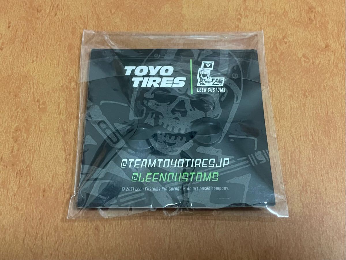 【限定 新品 未開封】希少 Leen Customs ピンバッジ TOYOTIRES トーヨータイヤ ドリフト D1 トヨタ GRスープラ 2021 Limited グッズ ファン_画像6