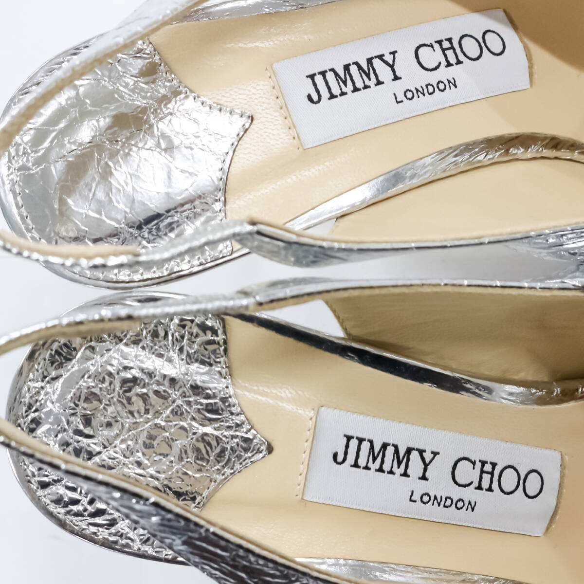 未使用品】JIMMY CHOO ジミーチュー バックストラップ パンプス 未使用品】JIMMY CHOO ジミーチュー バックストラップ パンプス