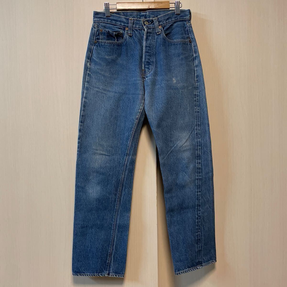 1円スタート! ビンテージ リーバイス 50166後期 赤耳 W31 L32 1円スタート! ビンテージ リーバイス 50166後期 赤耳 W31 L32