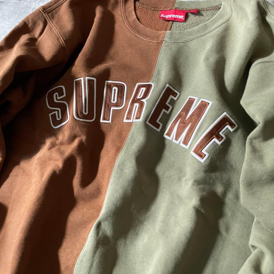SUPREME スウェット トレーナー バイカラー アーチロゴ 窪塚洋介 SUPREME スウェット トレーナー バイカラー アーチロゴ 窪塚洋介