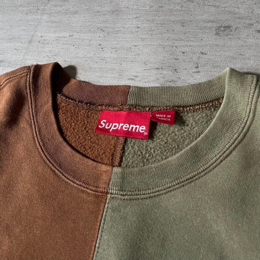 SUPREME スウェット トレーナー バイカラー アーチロゴ 窪塚洋介 SUPREME スウェット トレーナー バイカラー アーチロゴ 窪塚洋介