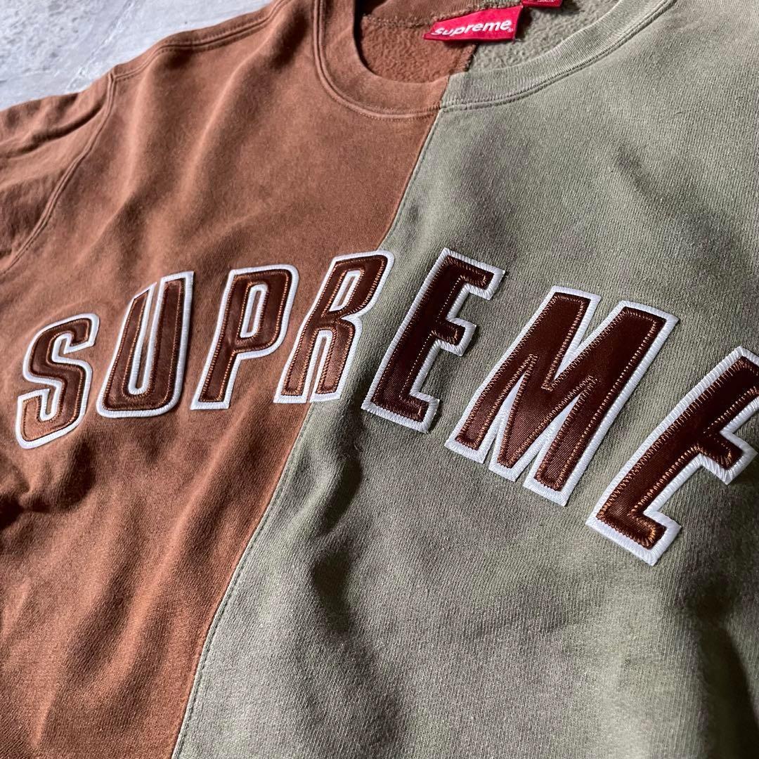 SUPREME スウェット トレーナー バイカラー アーチロゴ 窪塚洋介 SUPREME スウェット トレーナー バイカラー アーチロゴ 窪塚洋介